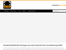 Tablet Screenshot of casa-werbung.de